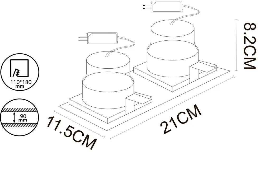 Точечный встраиваемый светильник Arte Lamp PRIVATO