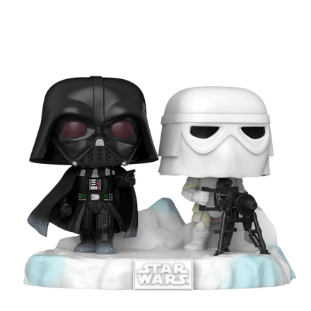 Фигурка Funko POP! Deluxe: Star Wars: Darth Vader & Snowtrooper (Exc)