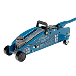 Домкрат гидравлический подкатной с фиксатором, 2.5 т, Safety Pin, 140-385 мм, в кейсе Stels