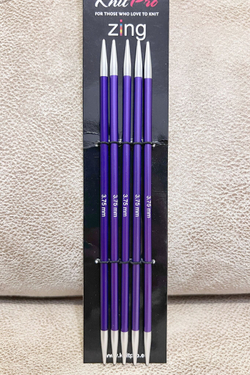 Спицы чулочные Zing 2,75мм/20см, KnitPro