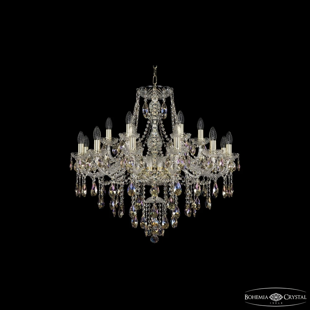 Подвесная люстра Bohemia Ivele 1415/12+6/300 G K801