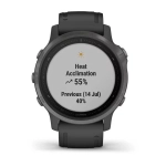 Смарт-часы Garmin Fenix 6s Sapphire, серый DLC, 010-02159-25