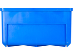 Ящик сплошной 300×185×100 мм, объем 5.55 л., арт.: 6002, синий, код: 10459