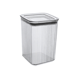 Емкость для сыпучих продуктов квадратная "Рим" 1200 мл вакуумная