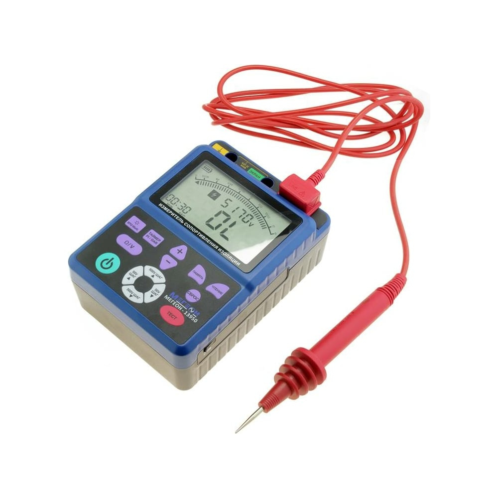 Измеритель сопротивления изоляции (мегаомметр) МЕГЕОН 13950 с поверкой