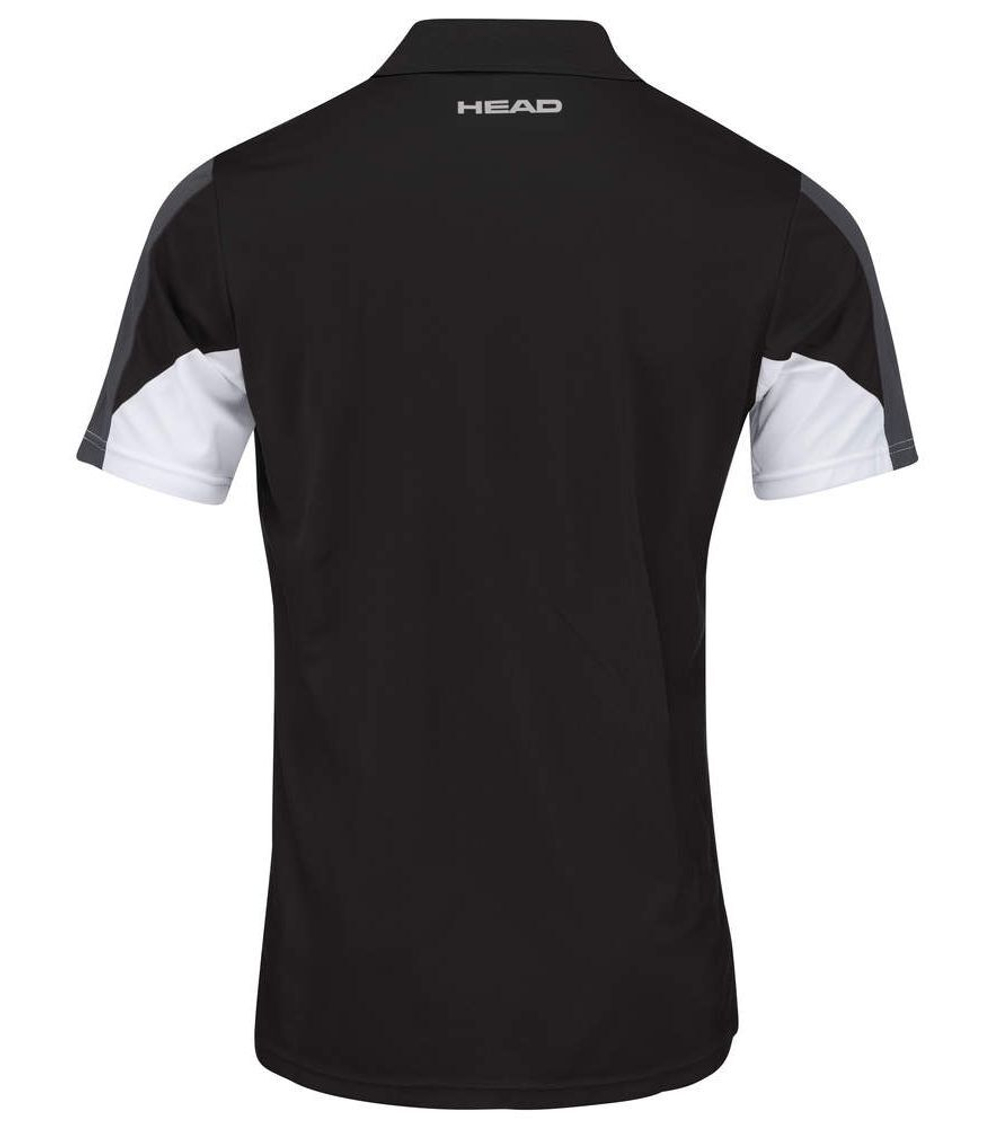 Мужское теннисное поло Head Club 22 Tech Polo Shirt M - черный