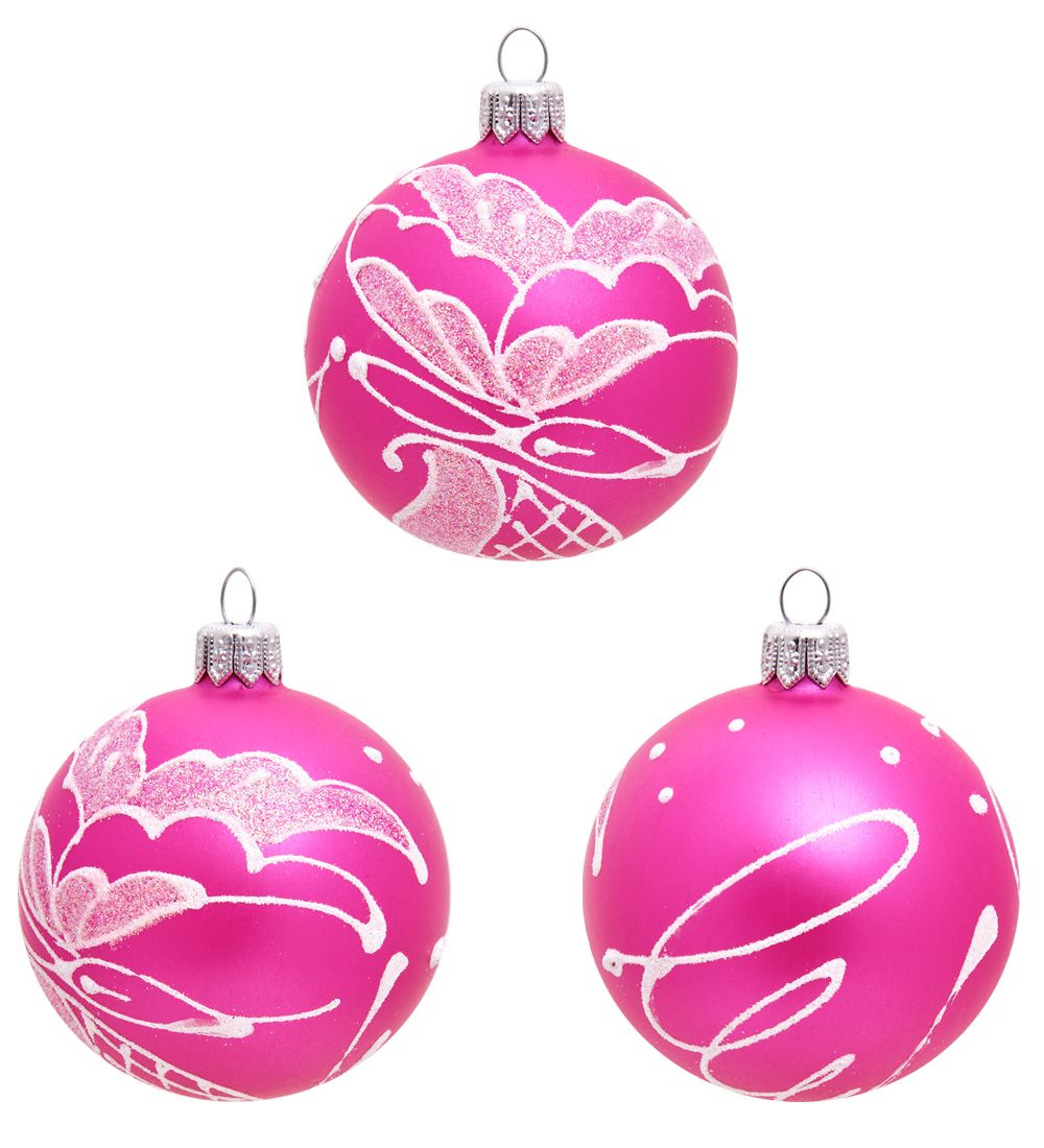 Элита НФШ-1200/1 Набор ел.украшений Шар 3шт «Бабочка» 60 мм