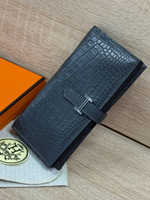 Кошелек Hermes из кожи крокодила