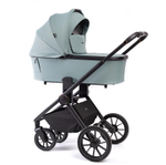 Коляска детская Peppy Monaco 2 в 1 Mint (мятный), рама черная