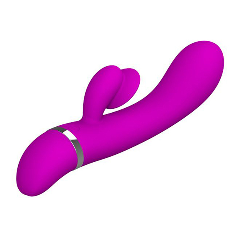 Вибратор 18,8см с клиторальным отростком Pretty Love Bert BI-014346