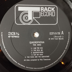 Винтажная виниловая пластинка LP The Who Quadrophenia (Japan 1973) (Obi) The Real Me