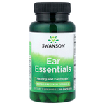 Swanson, Ear Essentials, средства для ушей, 60 капсул