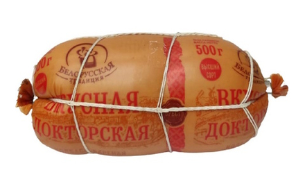 Колбаса вареная "Вкусная Докторская" Белорусская традиция