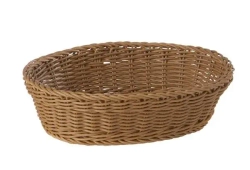 Mensa Home Овальная корзина 25x19x6,5 см коричневая