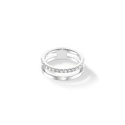 Кольцо Coeur de Lion Crystal-Silver 0136/40-1817 56