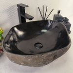 Раковина из речного камня RS-65070 49*39*15 0861