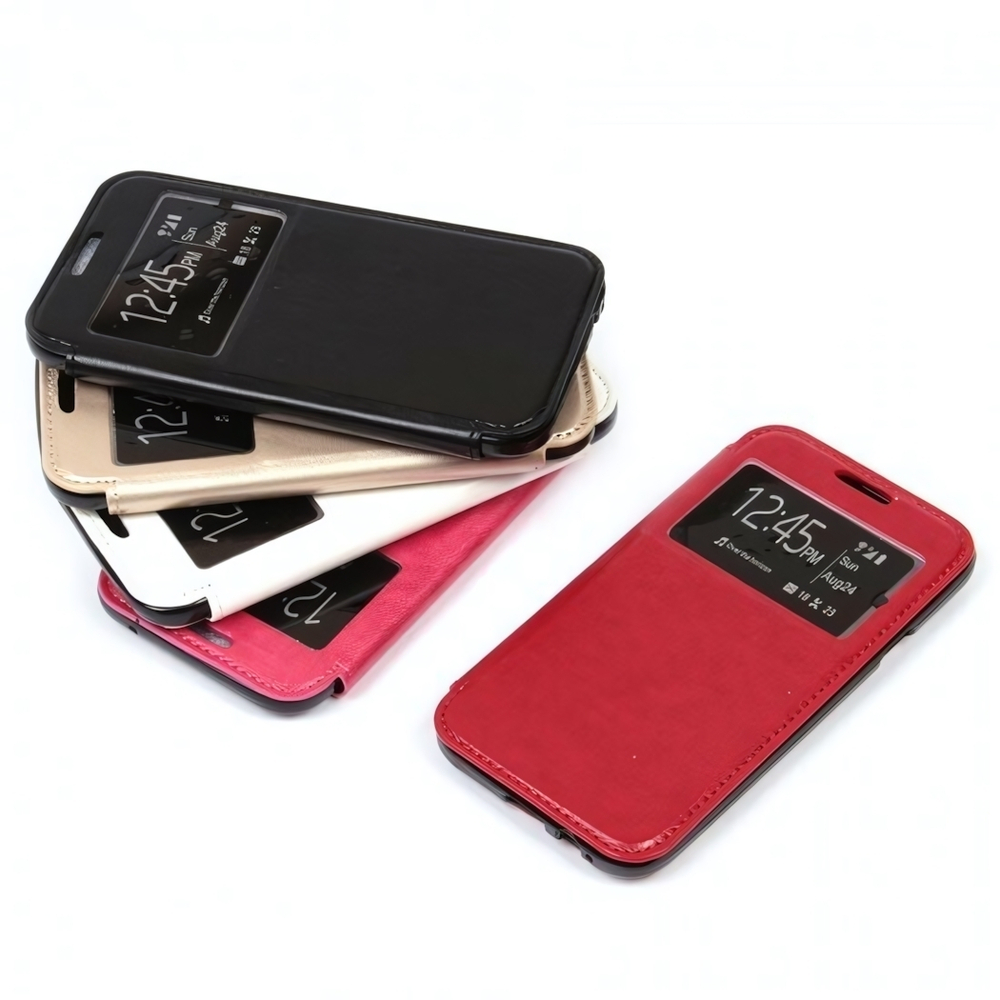 Чехол-книжка с магнитом для Samsung Galaxy E5, 007174-2 Розовый