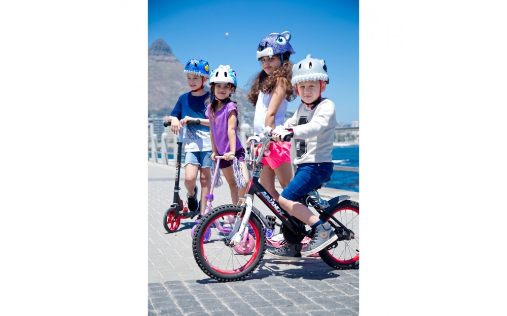 Шлем Purple Leopard 2017 New (сиреневый леопард) Crazy Safety