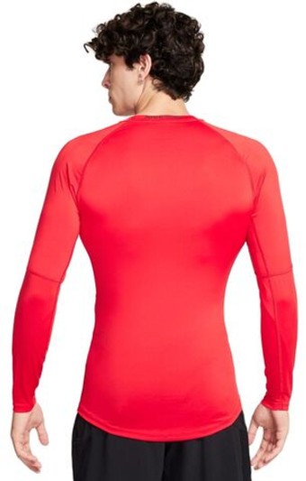 Компрессионка  Nike Pro Dri-FIT Tight Long-Sleeve фитнес Top - красный