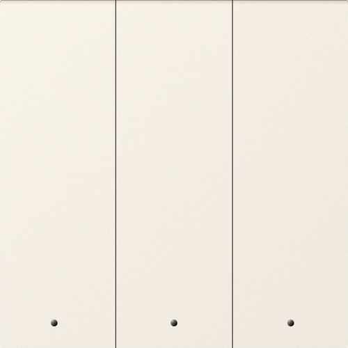 Клавиша 3-я с подсветкой, матовый кремовый, серия A07