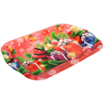 Поднос пластиковый «Новогодние подарки» 25*35см