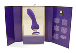 Фиолетовый вибростимулятор SANYA - 18,5 см. (Цвет: фиолетовый)