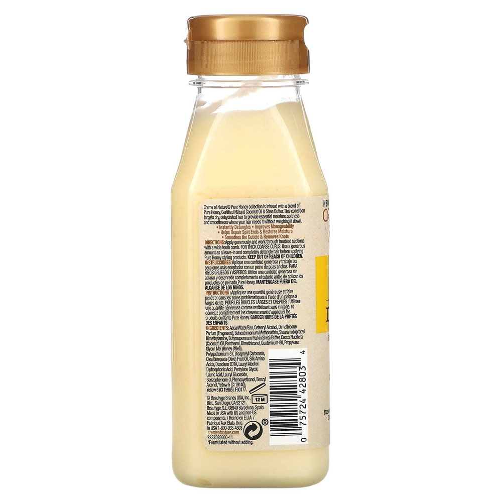 Creme Of Nature, Pure Honey, несмываемое средство для расчесывания волос, 236,5 мл (8 жидк. унц.)