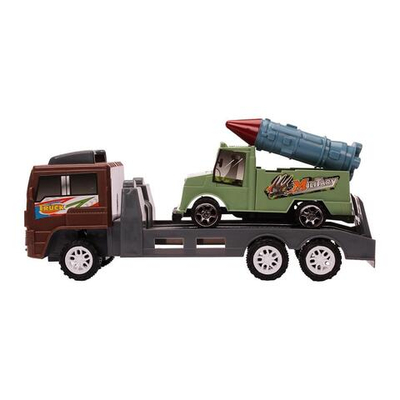 Автовоз Военный ин. +машина, ПК 188-12