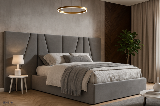 Кровать Монреаль с широким изголовьем