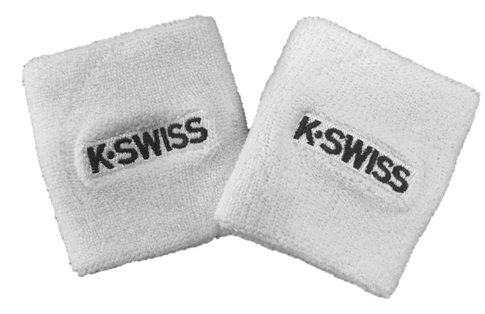 Теннисные напульсники K-Swiss Wristband - White