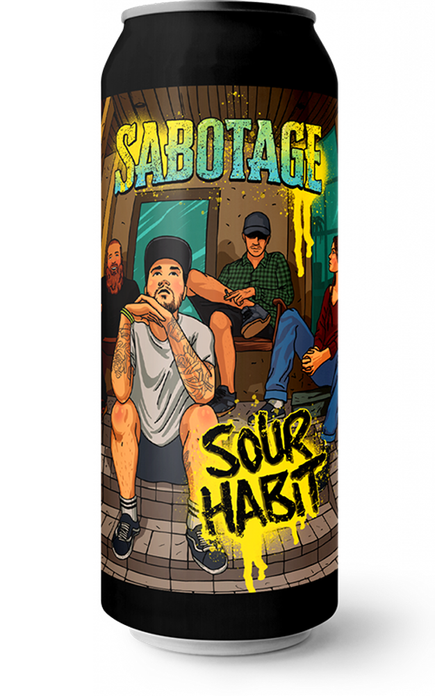 Пиво Саботаж Саур Хэбит / Sabotage Sour Habit 0.45 - банка