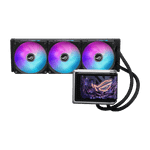 Водяное охлаждение CPU Asus ROG RYUO IV 360 ARGB, 3x120mm Liquid CPU Cooler, AMOLED-display, Black
