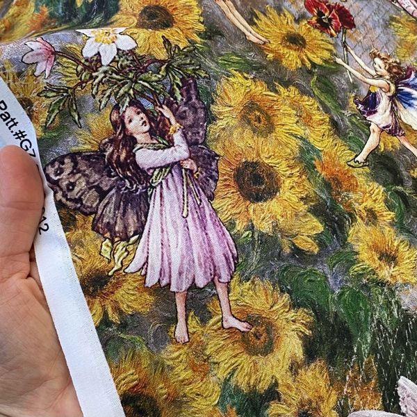 ФЕЕЧКИ В ПОДСОЛНУХАХ  100% хлопок Handmade Fabrics 3