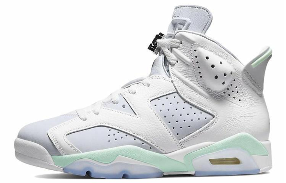 Кроссовки Jordan Air Jordan 6 Retro "Mint Foam" (Женская размерная сетка)