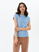 Джемпер "капля" голубой