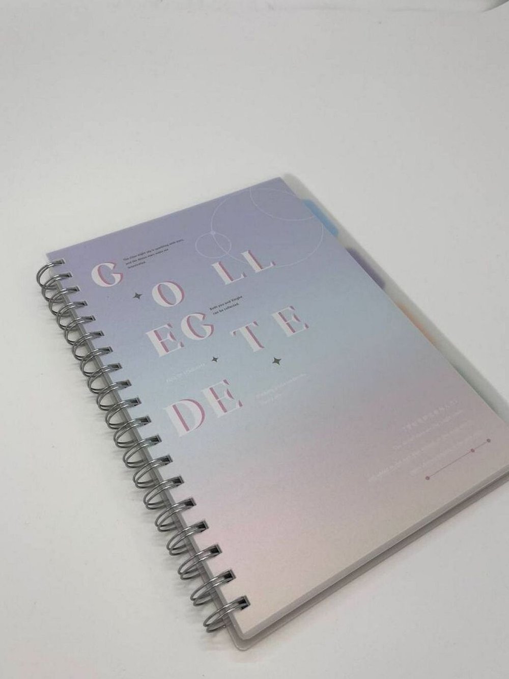 Блокнот тетрадь с разделителями формат В5 175х250 мм 110 листов (3967-1)