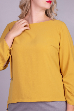 Блузка 2860ЛП, Золотой #96З092860ЛП