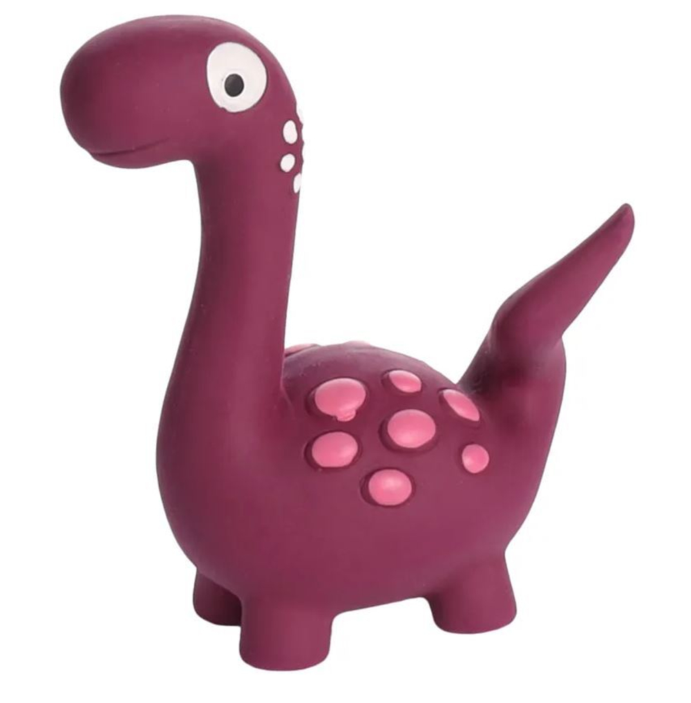 Игрушка для собак Flamingo "Динозавр" S 5х10,5х11,3 см, латекс, фиолетовый
