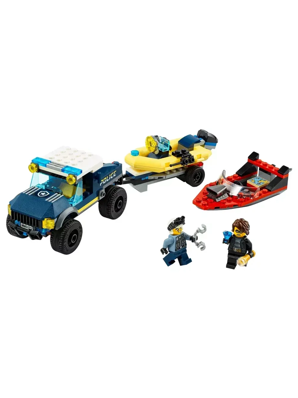 Конструктор Сити Полицейская лодка