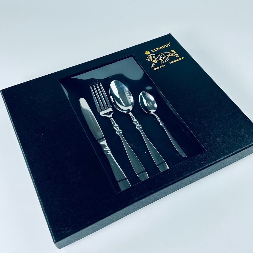 Lenardi 197-035 Набор столовых приборов 24пр. в под.уп.(х8)Металл