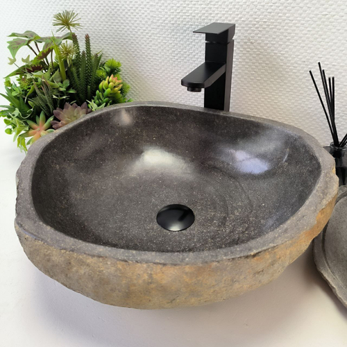 Раковина из речного камня RS-63851 (45*42*15) 0121