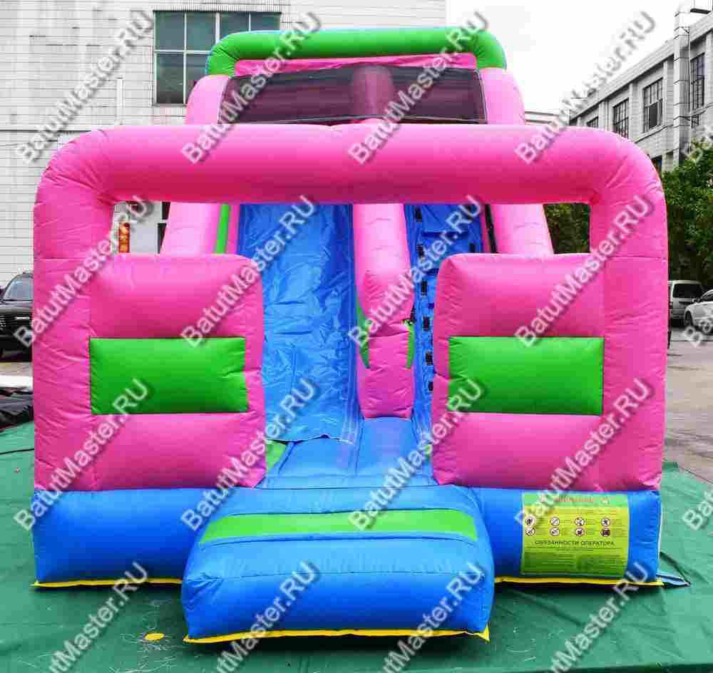 Детский надувной батут "Гламурный"