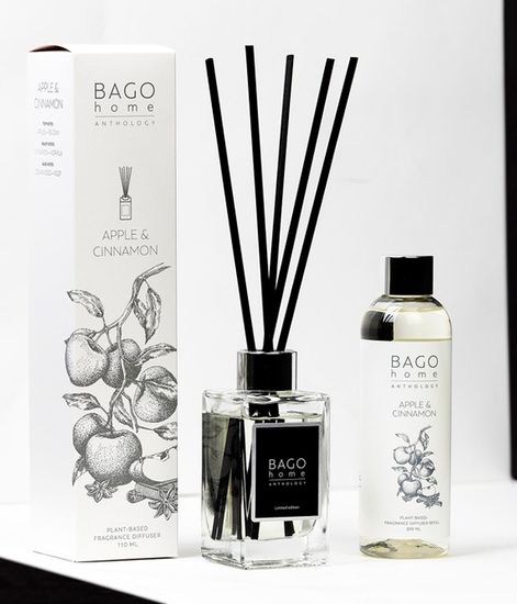 Яблоко и корица, наполнитель для диффузора, Bago home