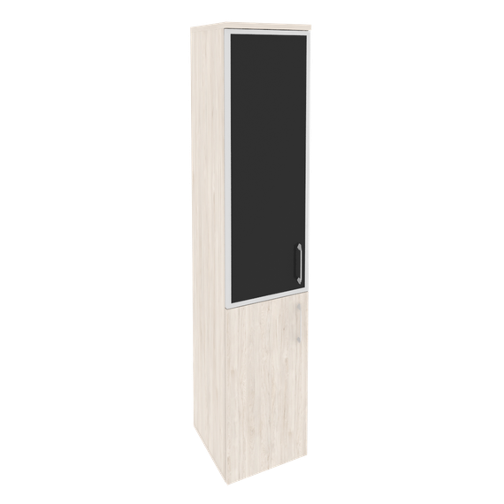 Оникс Шкаф высокий узкий левый O.SU-1.2 R (L) black  400*420*1977