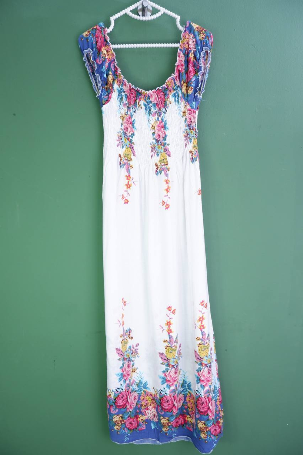 Платье длинное летнее, визуально на 44/46 размер