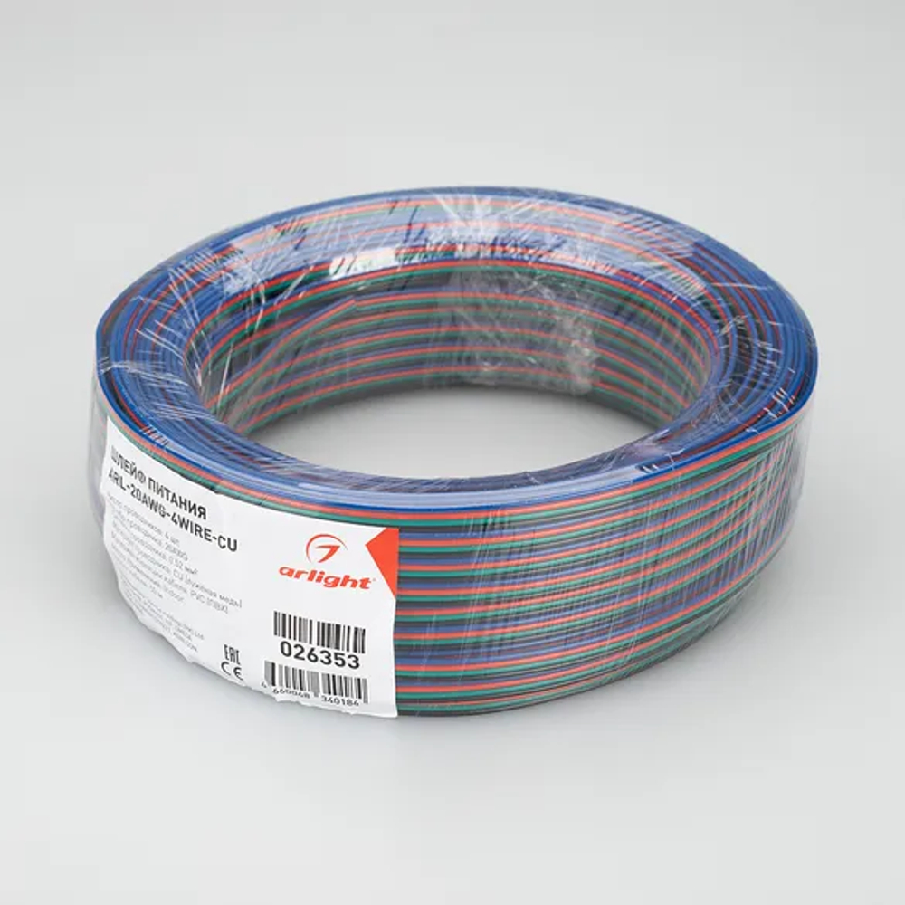 Шлейф питания ARL-20AWG-4Wire-CU (Arlight, -) 026353