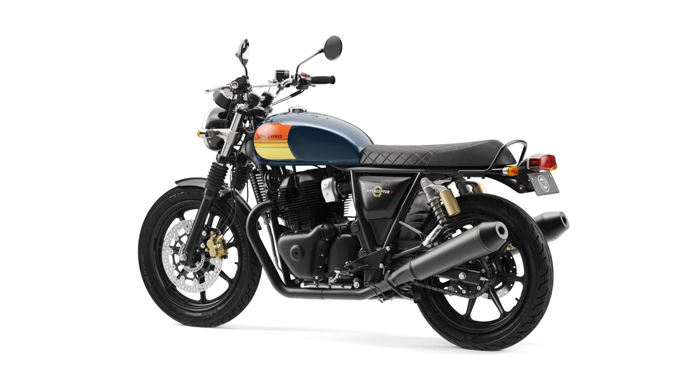 Royal Enfield Interceptor 650 Barcelona Blue (Black Alloy)
