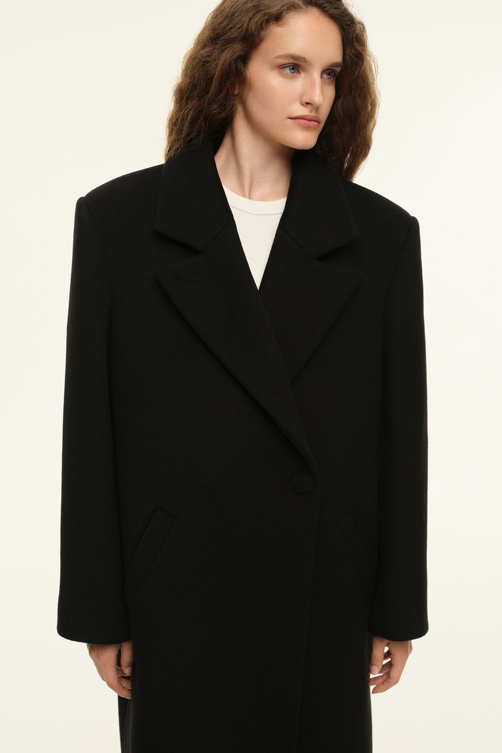 Пальто прямого кроя (((Choux Base))), черное
