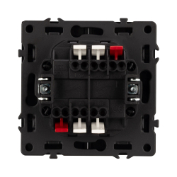 Механизм выключателя двухклавишный проходной SWT-NOBE-MKP2-SFPL-GR (230V, 10A) (Arlight, -) 054257