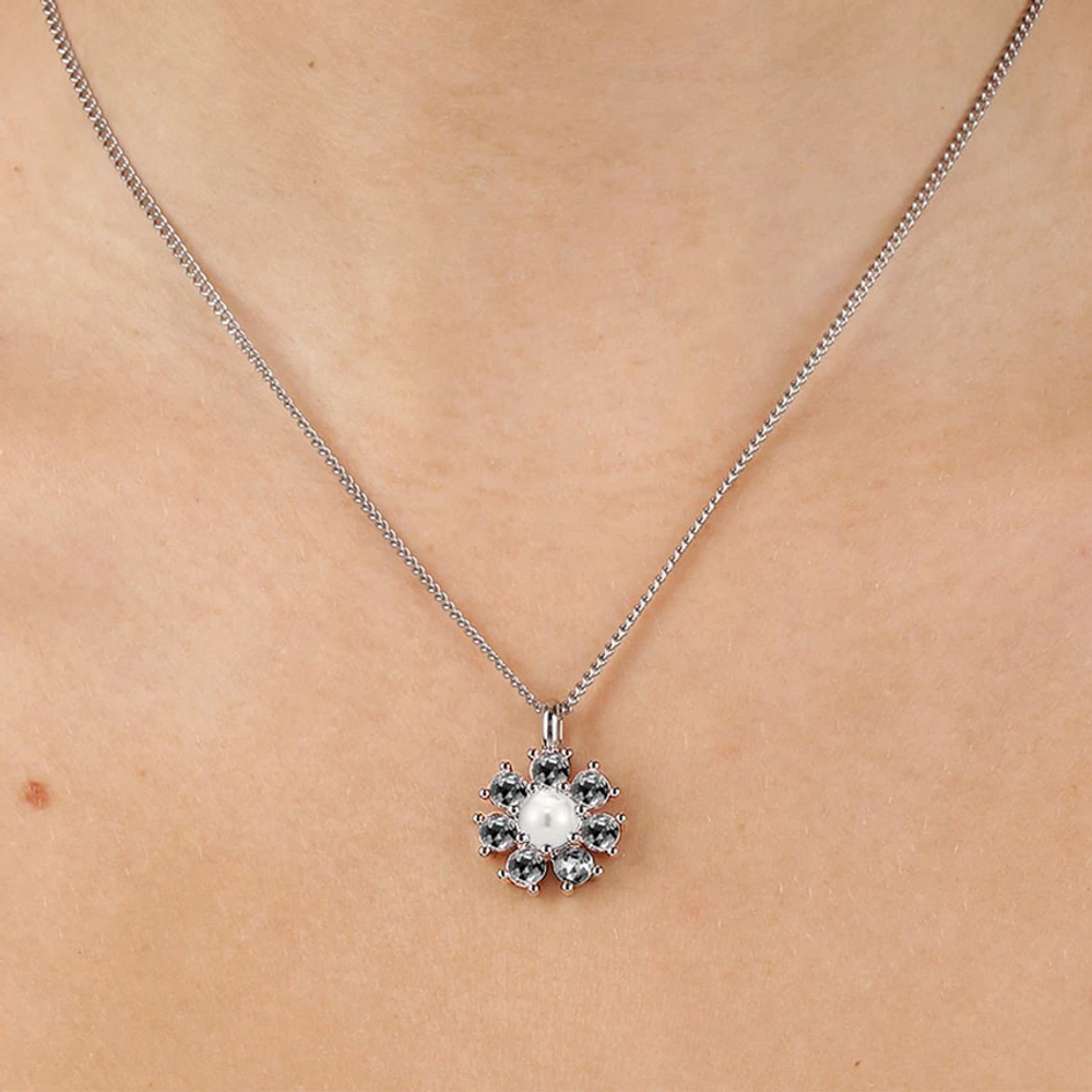 Колье Dyrberg Kern DELISE SS GREY /WHITE PEARL 450105